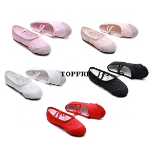 รองเท้าผ้าใบสีขาวขายดีสำหรับยิมนาสติกและเต้นบัลเลต์ - Product Image 3