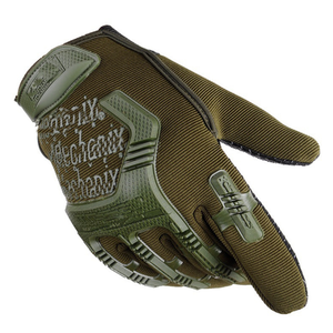 Gants de mécanicien HBG1001 vert, marron, kaki, noir, camouflage vert noir, gants tactiques à doigts complets, gants de mécanicien - Product Image 1