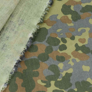 Personalizado impreso camuflaje tejido sarga TC poliéster algodón tela textil fabricante para prendas bolsas gorras alemán <span class=keywords><strong>Flecktarn</strong></span> - Product Image 3