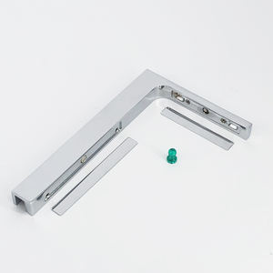 Soporte de esquina de vidrio sin perforación, barra de soporte, conector de pared a vidrio <span class=keywords><strong>para</strong></span> mampara de ducha - Product Image 4