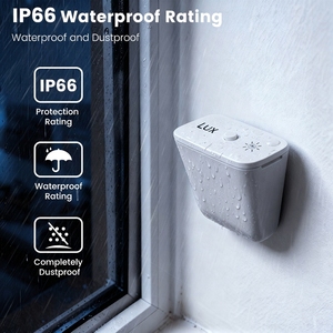 <span class=keywords><strong>เซ็นเซอร์</strong></span>วัดแสง Tuya Zigbee 3.0 กันน้ำ IP66 สำหรับภายนอกอาคาร ตรวจจับความสว่าง 0-1000 ลักซ์ 120 °   ระบบอัตโนมัติสำหรับไฟม่านอัจฉริยะ - Product Image 4
