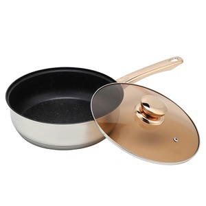 12PCS hiện đại thân thiện với môi thép không gỉ <span class=keywords><strong>Cookware</strong></span> <span class=keywords><strong>Set</strong></span> nấu ăn nồi và chảo Frying Pan Chứng Khoán nồi nước sốt Pan - Product Image 3