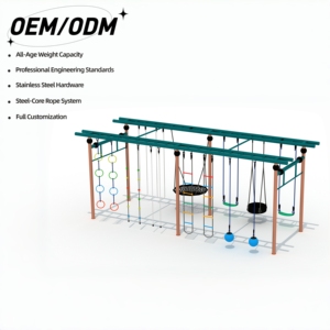 เครื่องเล่นเสริมพัฒนาการแบบโ<span class=keywords><strong>ม</strong></span>ดูลาร์ - อุปกรณ์พลาสติกและโลหะเกรดเชิงพาณิชย์สำหรับพัฒนาทักษะการเคลื่อนไหวของเด็กก่อนวัยเรียนและวัยเรียน - Product Image 1