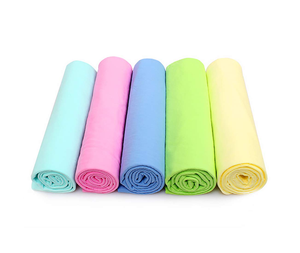 ผ้าเช็ดรถแบบชามัวร์ 43x32 64x43 ซม. ซึมซับเร็ว แห้งไว เป็นมิตรกับสิ่งแวดล้อม ไม่เป็นรอยขีดข่วน ผลิตจาก PVA ให้ความเย็น นำกลับมาใช้ใหม่ได้ นุ่ม - Product Image 4
