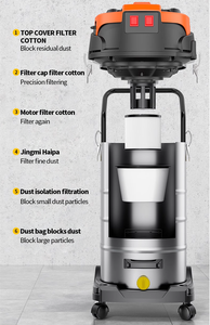 <span class=keywords><strong>Aspirateur</strong></span> Industriel <span class=keywords><strong>Professionnel</strong></span> et Domestique en Acier Inoxydable de 80 Litres, 220V, Prix d'Usine, <span class=keywords><strong>Aspirateur</strong></span> Eau et Poussière - Product Image 3