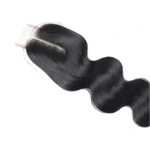Venta caliente Kim K 2x6 cierre, Body Wave Virgin Human Hair 2x6 Cierre de encaje, Venta al por mayor de cabello brasileño Cierre de encaje suizo - Product Image 5
