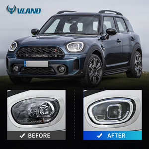 Vland Đầy Đủ LED Đèn Pha Sản Phẩm Mới Cho Mini Cooper Countryman F60 Phía Trước Đèn 2017 2023 2nd Gen Chính Thức Halogen Mô Hình Chỉ - Product Image 4