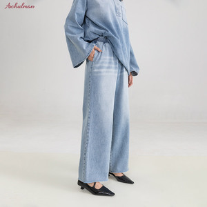 Aschulman <span class=keywords><strong>Ensemble</strong></span> chemise musulmane en jean personnalisé <span class=keywords><strong>Ensemble</strong></span> chemise et <span class=keywords><strong>pantalon</strong></span> <span class=keywords><strong>pour</strong></span> femmes musulmanes Ensembles chemise et <span class=keywords><strong>pantalon</strong></span> en denim 2 pièces islamique modeste <span class=keywords><strong>pour</strong></span> femmes - Product Image 4