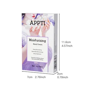 Wholesale APPTI High Quality Vegan Fruit Extract Moisturizing Hand Cream Lotion OEM/ODM Organic Nourishing Anti Aging Hand Cream