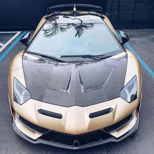 Capó de fibra de carbono para <span class=keywords><strong>Aventador</strong></span> <span class=keywords><strong>Roadster</strong></span> LP700 720 Cabriolet Coupé, cambio a estilo <span class=keywords><strong>SVJ</strong></span>. - Product Image 5