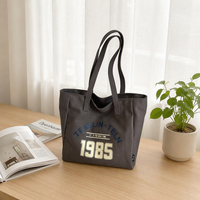 Sac fourre-tout en toile de coton personnalisable pour femmes - Taille moyenne, bandoulière, sac promotionnel réutilisable, design de logo