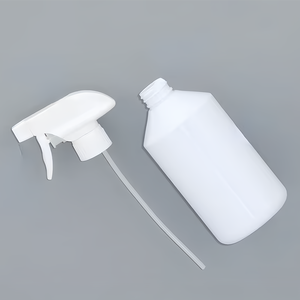 Schattige 200ml 280ml 300ml <span class=keywords><strong>500ml</strong></span> navulbare fijne mist sprayfles van plastic, cosmetische lege frosted amber witte fles met trekkerdop - Product Image 6