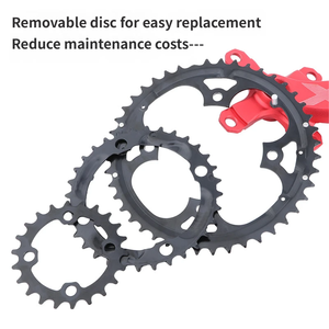 Pédalier en alliage d'aluminium léger et acier à haute teneur en carbone, à trous carrés détachables, longueur 170 mm, pour vélos de route/VTT - Vente chaude - Product Image 3