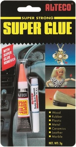 กาวซุปเปอร์พรีเมียม ALTECO 280 มล. แรงยึดติดสูงพิเศษ 3 กรัม  100% กาวเจลใส ไซยาโนอะคริเลต - Product Image 3