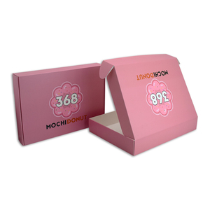 Bán Buôn Bánh Bao Bì Cấp Thực Phẩm Màu Hồng Giấy <span class=keywords><strong>Cookie</strong></span> Hộp Biểu Tượng Tùy Chỉnh Pastry Bao Bì <span class=keywords><strong>Cookie</strong></span> Hộp - Product Image 4
