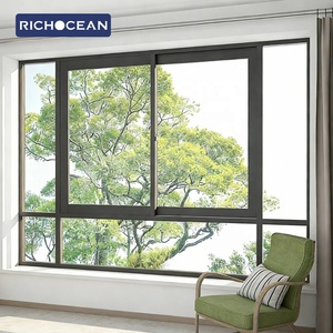 Ventanas Corredizas de Vidrio de Bajo Consumo Energético Personalizadas para Casas y Villas RICHOCEAN, Ventanas Corredizas de Aluminio Delgadas y Estrechas - Product Image 1