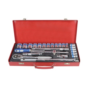 <span class=keywords><strong>25</strong></span> Cái Ổ Cắm Cờ Lê Đặt 1/2 "Bộ Dụng Cụ Sửa Chữa Xe Hơi Ratchet - Product Image 1
