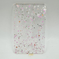 3MM Transparent Glitter Acrylique Board Candy Color Oignon Poudre Plexiglas Porte-clés Décoration DIY Guka Anime Périphérique