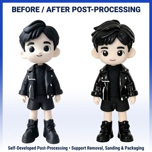 Figurines Chibi personnalisées imprimées en 3D, figurine de jouet imprimée en 3D, figurine d'action anime, modèle 3D, ornement de dessin animé, prototypage rapide - Product Image 3