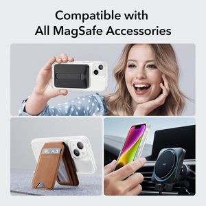 เคสโทรศัพท์ iPhone/Samsung ป้องกันการตกกระแทก วัสดุ TPU+PC  แรงแม่เหล็กสูง  สำหรับอุปกรณ์เสริมโทรศัพท์มือถือทุกชนิด - Product Image 6