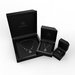 Ювелирный пакет на заказ, коробка для ювелирных изделий, МДФ, деревянный роскошный браслет, ожерелье, серьги, упаковка, шкатулка для ювелирных изделий с сертификатом на сабля - Product Image 1