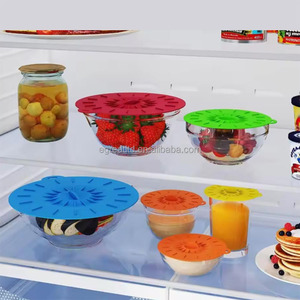 Soldes B2B : Couvercles en silicone réutilisables résistants à la chaleur pour micro-ondes, anti-éclaboussures, adaptés aux tasses, bols, assiettes, casseroles et poêles - Product Image 6