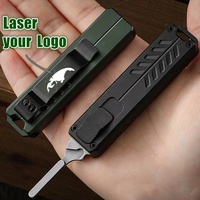 Cutter OTF en aluminium CNC léger avec lames remplaçables, couteau utilitaire EDC pour le bureau et l'usage quotidien – Vente en gros
