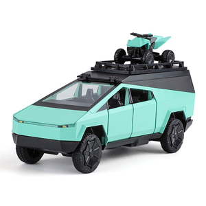Modelo de Caminhonete de Metal em Escala 1:32 com Rodas de Inércia - Brinquedo RV Cyber <span class=keywords><strong>Camping</strong></span> para Unissex, Modelo de Carro em Metal Fundido - Product Image 3