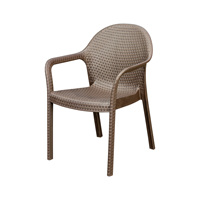 Table et chaises en plastique de grande taille, design unique ZUOAN, entièrement en PVC, résistantes, multicolores, chaise en PE pour salle à manger, extérieur, restaurant