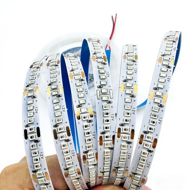 High Brightness 2835 Red LED Strip DC12V 24V Single Color Red 240 LEDs/m LED Light Strip for Signage Automotive & Mood Lighting