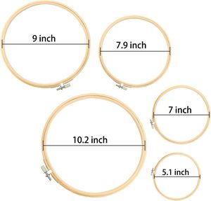 Hot Sale Bamboo <b>Embroidery</b> Hoop <b>Frame</b> Bamboo Cross Stitch <b>Frame</b> Hoop - Product Image 2