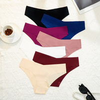 Vente en gros Sous-vêtements féminins en forme de V Strings invisibles Bikini Strings sans couture pour femmes Culottes pour filles Sous-vêtements
