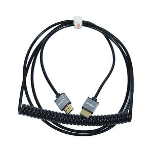 Adaptateur de câble audio et vidéo à double ressort parallèle 1-vers 2 pour connexion de données <span class=keywords><strong>HDMI</strong></span> vers 2 <span class=keywords><strong>RCA</strong></span> - Product Image 1