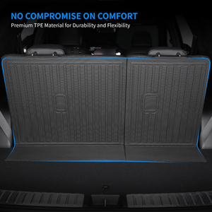Cubierta protectora de respaldo de asiento de coche antiarañazos de lujo personalizada, alfombrillas de carga para Porsche Cayenne 2020-2025 9YA, accesorios interiores - Product Image 4