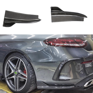 Lame de pare-choc arrière en fibre de carbone, protection du véhicule, <span class=keywords><strong>Mercedes</strong></span> classe <span class=keywords><strong>C</strong></span> 2015 — 2021 W205 C63 C200L C260 - Product Image 3
