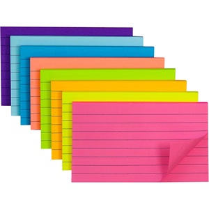 Tarjetas de índice verde 3x5 para escuela y oficina, papel Flash forrado de 250 recuentos, tarjetas de estudio a granel para tomar notas, listas de tareas pendientes y aprendizaje - Product Image 1