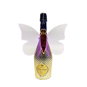 Bouchon de bouteille de vin LED lumineux en forme d'ailes de papillon, accessoire lumineux pour bar à champagne et décoration de fête - Product Image 5