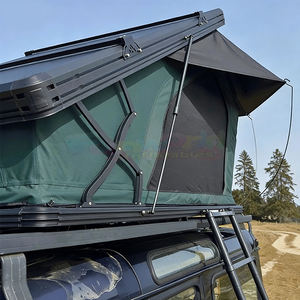 Tente de toit rigide triangulaire en aluminium pour camping, tente de toit pour voiture légère, tente de toit rigide pour 2 personnes - Product Image 2