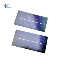 Panneaux solaires en verre laminé 260 mA, mini panneau solaire intelligent 3,5 V 0,9 W, chargeur de panneau solaire miniature extérieur ZW-11858-G