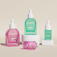 Vente en gros en stock – Flacons compte-gouttes en verre rose de 30 ml pour huiles essentielles, sérums, emballages de soins de la peau et huiles capillaires