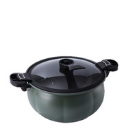 Nouvelle marmite en fonte grande capacité, multifonctionnelle, antiadhésive, style chinois, avec couvercle en verre, pour la maison, cadeau