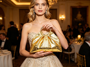 Borsa da Sera Prestige Cloud 2026 da Donna, Tinta Unita, Chiusura Magnetica <span class=keywords><strong>di</strong></span> Alta Gamma, Borsa a Mano per Feste - Product Image 1