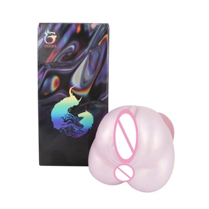 Copa Masturbadora Masculina Realista con Doble Canal Vaginal y Anal, Vagina de Bolsillo, Juguetes Sexuales de Silicona Suave - Product Image 1