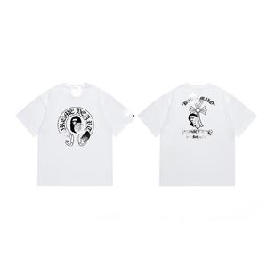 Camiseta deportiva para hombre, venta al por mayor transfronteriza, con estampado gráfico de letras, de manga corta, unisex, holgada, informal, estilo urbano, oversize <span class=keywords><strong>BA</strong></span> - Product Image 2