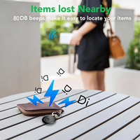 Localizadores AirTag (compatibles con Android) con batería CR2032, ultraligeros, para rastrear llaves, carteras, equipaje y mochilas (1 unidad)