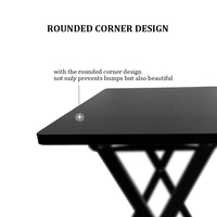 Table de camping pliante moderne en aluminium léger, imperméable, portable, pour pique-nique en plein air, bureau de voyage, mobilier d'extérieur