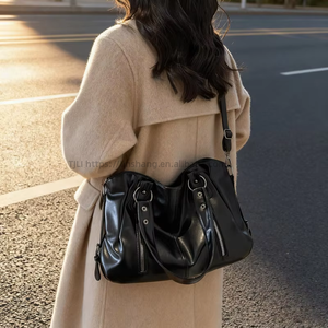 กระเป๋าสะพายไหล่ทรงโท้ทหนัง PU ขนาดใหญ่ ดีไซน์เรโทร คุณภาพสูง สำหรับผู้หญิง รุ่นแฟชั่นเข้าได้กับทุกชุด ยี่ห้อ Tanjing - Product Image 2