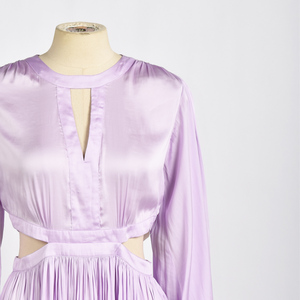 เดรสทรงลูกเรือสำหรับผู้หญิงแขนยาวระบายอากาศได้สไตล์แฟชั่นยอดนิยมใหม่ - Product Image 4