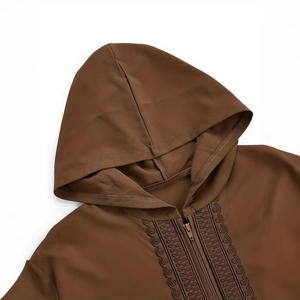 2026 Vêtement islamique brodé Thobe pour <span class=keywords><strong>Homme</strong></span>, Djellaba Arabe, Caftan, <span class=keywords><strong>Boubou</strong></span> <span class=keywords><strong>Homme</strong></span> Musulman, Robe à capuche décontractée, Jubba - Product Image 2