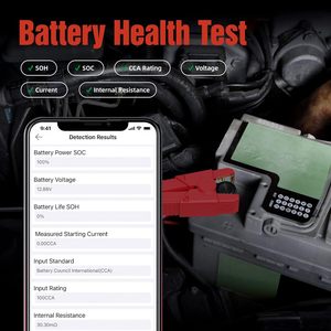 <span class=keywords><strong>LAUNCH</strong></span> BST360 Testador de Bateria Automotiva 6-12V Bluetooth, Analisador de Sistema de Carga e Partida para Android/iPhone - Product Image 4